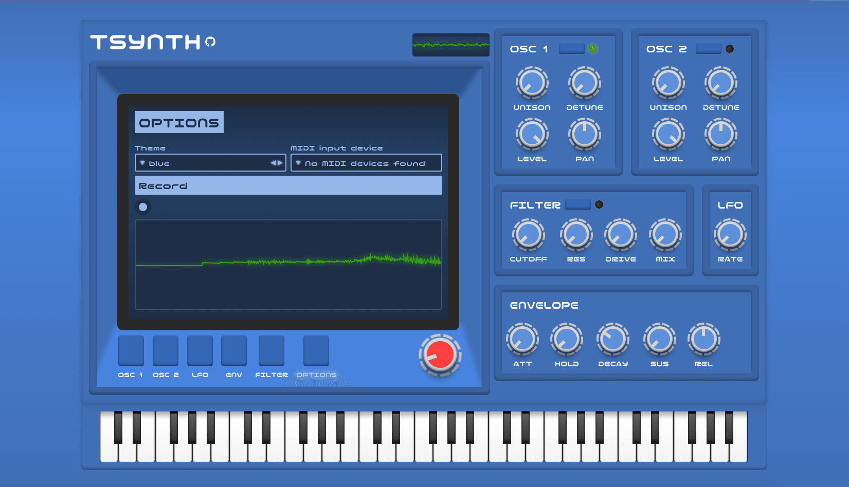 TSynth screenshot 3